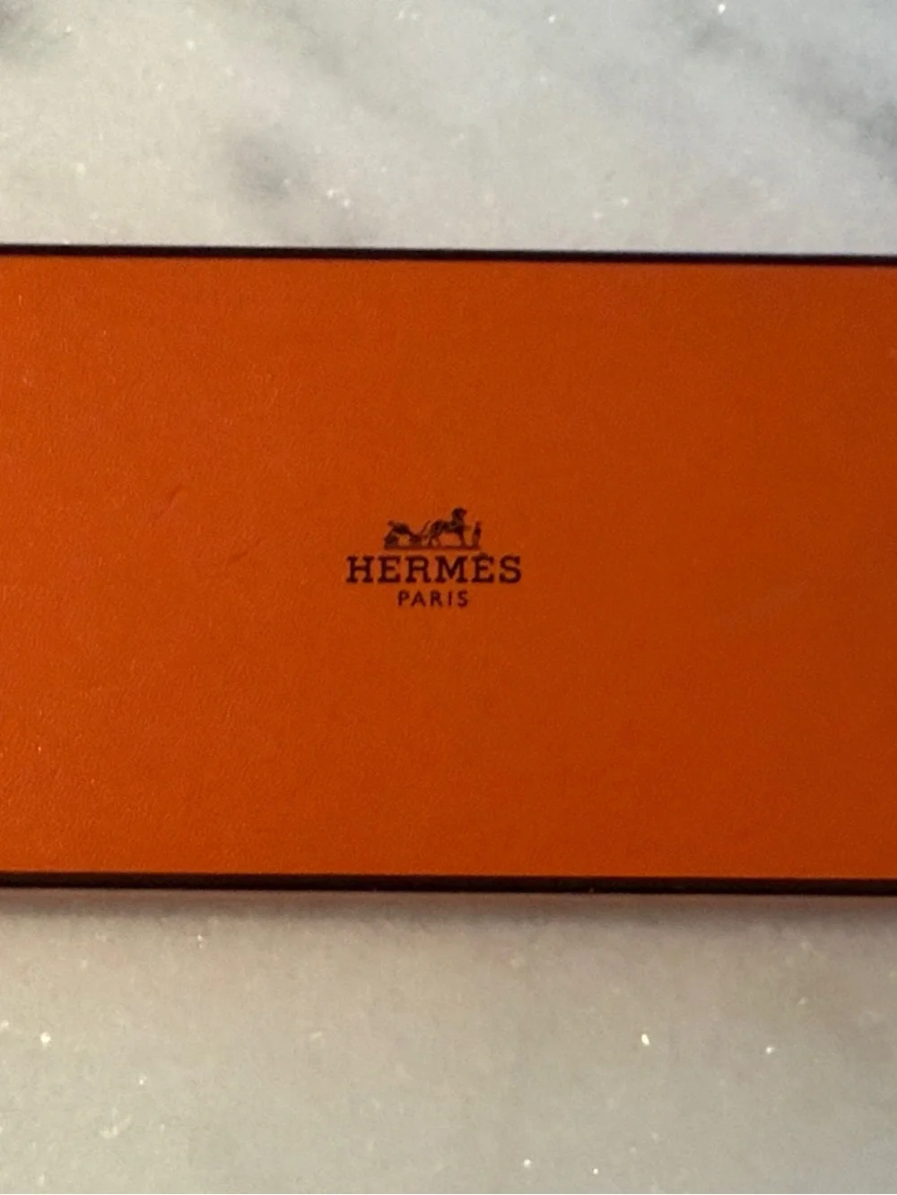 Hermes Orange Signature Watch or Bracelet Box